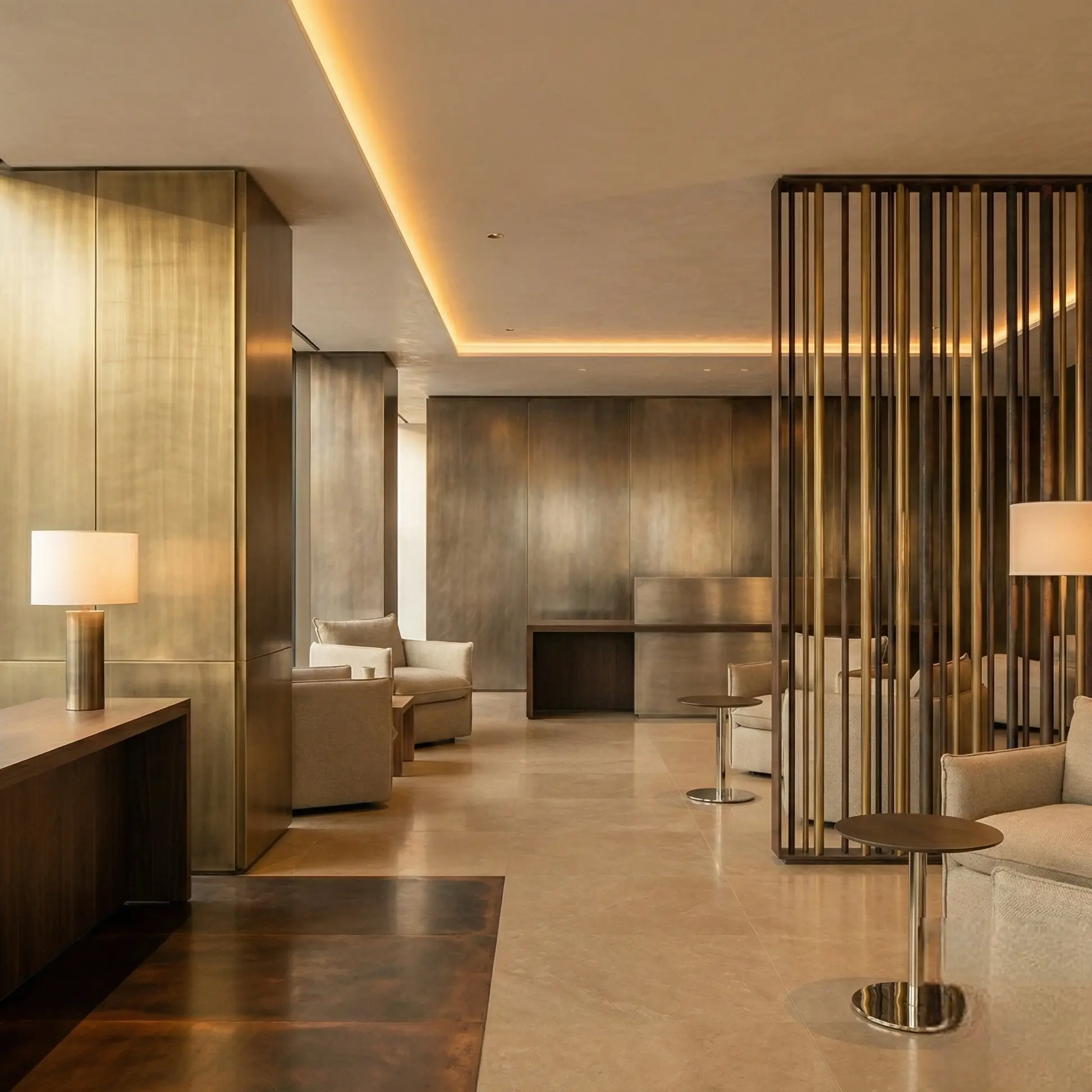 Lobby Metal Finishes